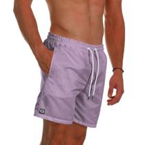 Short Praia Bermuda Mauricinho Roxo Claro Neon Short Praia Bermuda Mauricinho Roxo Claro Neon