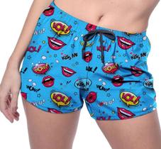 Short Praia Feminino Shorts Banho Calção Verão