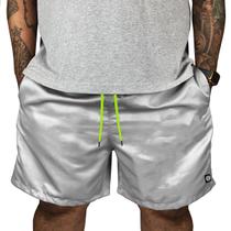 Short Praia Masculino Extra Plus Size Elástico Com Cardao