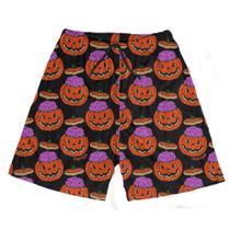 Short Praia Shorts Banho Bermuda Verão Abóbora Celebro Cartoon 117 Short Praia Shorts Banho Bermuda Verão Abóbora Celebro Cartoon 117