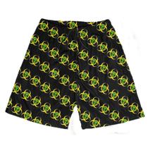 Short Praia Shorts Banho Bermuda Verão Alien Danger 345