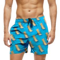 Short Praia Shorts Banho Bermuda Verão Cadeira Praia Amarela 1507 Short Praia Shorts Banho Bermuda Verão Cadeira Praia Amarela 1507