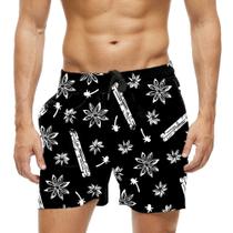 Short Praia Shorts Banho Bermuda Verão Canela Vibes White 1380 Short Praia Shorts Banho Bermuda Verão Canela Vibes White 1380