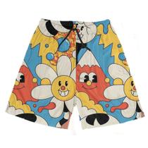 Short Praia Shorts Banho Bermuda Verão Cartoon Desenho Artes Color 47 Short Praia Shorts Banho Bermuda Verão Cartoon Desenho Artes Color 47