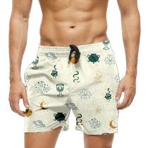Short Praia Shorts Banho Bermuda Verão Ciência Cartoon Magica 1630 Short Praia Shorts Banho Bermuda Verão Ciência Cartoon Magica 1630
