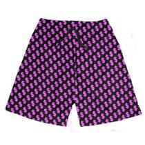 Short Praia Shorts Banho Bermuda Verão Dinheiro Símbolo Money Neon Roxo 334