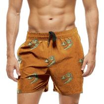 Short Praia Shorts Banho Bermuda Verão Dinossauro Fósseis Pré Historia 1692 Short Praia Shorts Banho Bermuda Verão Dinossauro Fósseis Pré Historia 1692