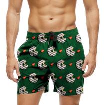 Short Praia Shorts Banho Bermuda Verão Donuts Cartoon Doce 1130