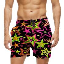 Short Praia Shorts Banho Bermuda Verão Estrelas Arte Estelar 522 Short Praia Shorts Banho Bermuda Verão Estrelas Arte Estelar 522