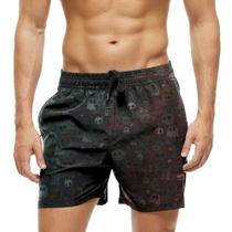 Short Praia Shorts Banho Bermuda Verão Halloween Terror Arte 470 Short Praia Shorts Banho Bermuda Verão Halloween Terror Arte 470