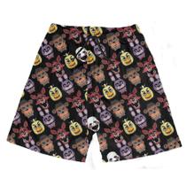 Short Praia Shorts Banho Bermuda Verão Jogo Game Fnaf Short Praia Shorts Banho Bermuda Verão Jogo Game Fnaf