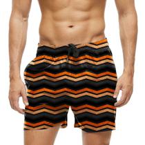 Short Praia Shorts Banho Bermuda Verão listras Halloween Doces 514