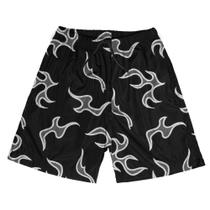 Short Praia Shorts Banho Bermuda Verão Listras Neon Ligth Cinza 176 Short Praia Shorts Banho Bermuda Verão Listras Neon Ligth Cinza 176