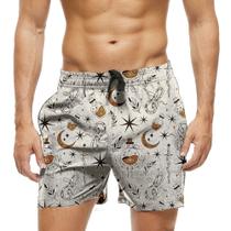 Short Praia Shorts Banho Bermuda Verão Lua Potion Mágica Star 1006 Short Praia Shorts Banho Bermuda Verão Lua Potion Mágica Star 1006