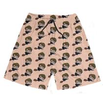 Short Praia Shorts Banho Bermuda Verão Mago Magia Cartoon Vassoura 261