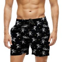 Short Praia Shorts Banho Bermuda Verão Mumia Cartoon Egito 504