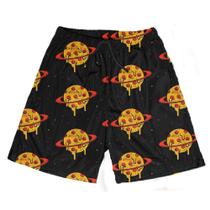 Short Praia Shorts Banho Bermuda Verão Planeta Pizza Food 155 Short Praia Shorts Banho Bermuda Verão Planeta Pizza Food 155