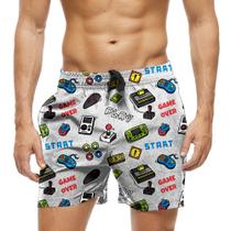 Short Praia Shorts Banho Bermuda Verão Play Star Game Over Videogame 806 Short Praia Shorts Banho Bermuda Verão Play Star Game Over Videogame 806