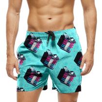 Short Praia Shorts Banho Bermuda Verão Presente Gift Cartoon 1161 Short Praia Shorts Banho Bermuda Verão Presente Gift Cartoon 1161