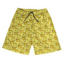 Short Praia Shorts Banho Bermuda Verão Relâmpago Cartoon Yellow 148 Short Praia Shorts Banho Bermuda Verão Relâmpago Cartoon Yellow 148