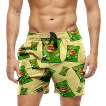Short Praia Shorts Banho Bermuda Verão Sabritas Salgadinho Cartoon 684 Short Praia Shorts Banho Bermuda Verão Sabritas Salgadinho Cartoon 684