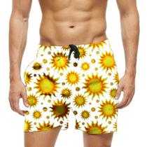 Short Praia Shorts Banho Bermuda Verão Sol Sun Cartoon Brilhante 1698 Short Praia Shorts Banho Bermuda Verão Sol Sun Cartoon Brilhante 1698