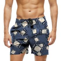 Short Praia Shorts Banho Bermuda Verão Televisor Televisão Cartoon 1481 Short Praia Shorts Banho Bermuda Verão Televisor Televisão Cartoon 1481