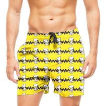 Short Praia Shorts Banho Cartoon Snoopy Peanuts 825 Short Praia Shorts Banho Cartoon Snoopy Peanuts 825