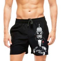 Short Praia Shorts Banho Futurama Robô Bender 687