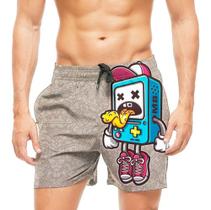 Short Praia Shorts Banho Hora De Aventura Robô Bmo Bimo 543