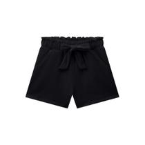 Short Preto com Laço