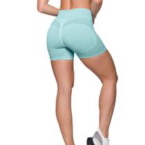 Short Push Up Cintura Alta Selene Sem Costura Fitness Para Academia