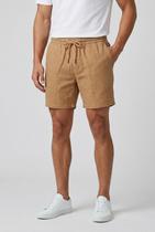 Short Reserva Masculino Casual Linho Rustic Gengibre - Cor Bege Gengibre - Tamanho XL/GG Short Reserva Masculino Casual Linho Rustic Gengibre - Cor Bege Gengibre - Tamanho XL/GG