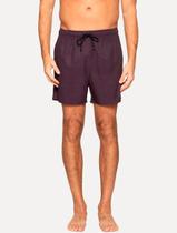 Short Reserva Masculino D'Água Beachwear Basico Texturado Roxo Mescla