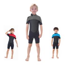 Short Roupa Borracha Neoprene Infantil Unissex Água Gelada Natação Surf Short Roupa Borracha Neoprene Infantil Unissex Água Gelada Natação Surf