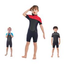 Short Roupa Borracha Neoprene Infantil Unissex Água Gelada Natação Surf
