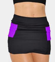 Short Saia Academia Fitness Treinar Malhar Confortavel Bolso - PINK LOUNGE