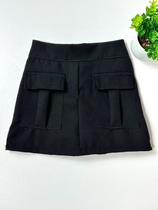 short saia cargo infantil em alfaiataria menina mini diva lançamento