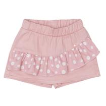 Short saia com babado sarja fem. p/g Short saia com babado sarja fem. p/g