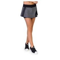 Short saia confort com detalhe melange ,tule e vés Short saia confort com detalhe melange ,tule e vés