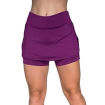 Short Saia Curto Fitness Bella Fiore Roupa Para Academia Treino Tapa Bumbum Moda Feminina