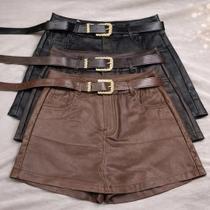 short saia de couro short saia de couro