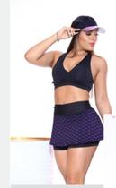 Short saia de malhar Short saia de malhar