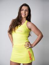 Short Saia Dry Cool Beach Tennis Amarelo Short Saia Dry Cool Beach Tennis Amarelo