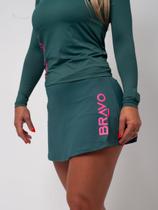 Short Saia Dry Cool Beach Tennis Verde Escuro Short Saia Dry Cool Beach Tennis Verde Escuro