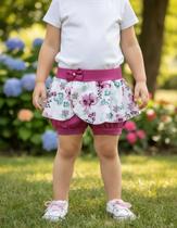 Short Saia em malha/saia tecido plano nº 1 ao 3