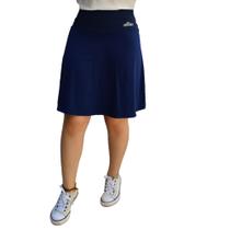 Short Saia Evasê Moda Fitness Evangélica Uv50+academia Até G2