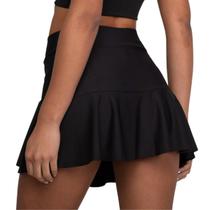 Short Saia Feminino Cintura Alta Com Shorts Fitness - Conceitual Store