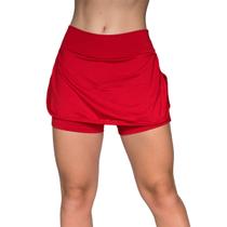 Short Saia Fitness Curto Com Tapa Bumbum Treino