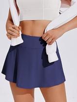 Short Saia Fitness Feminino Academia Azul Marinho do P ao GG